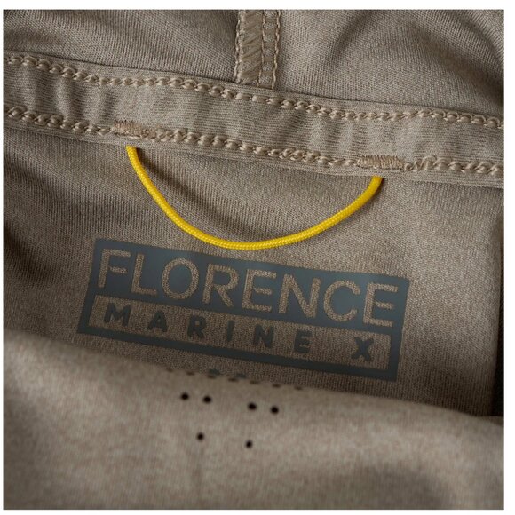 Florence Marine X Sun Pro Long Sleeve Hooded Max UPF Shirt - Picture 5 of 13